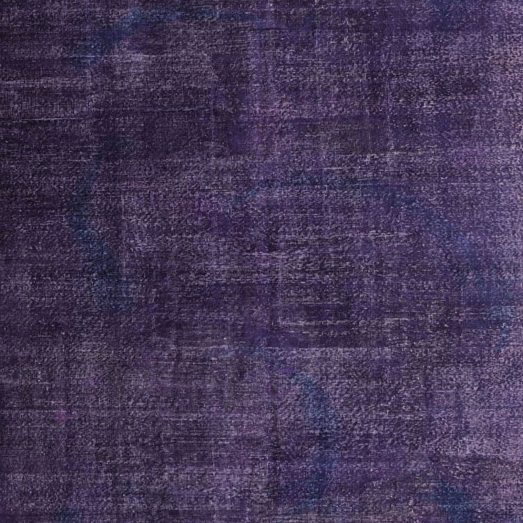 17 Stories Greetje Traditional Dark Purple Area Rug Wayfair
